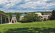 view from lawn above CMAC